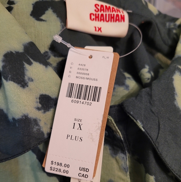 Anthropologie Green Tie-Dye Maxi Dress - Picture 7 of 9